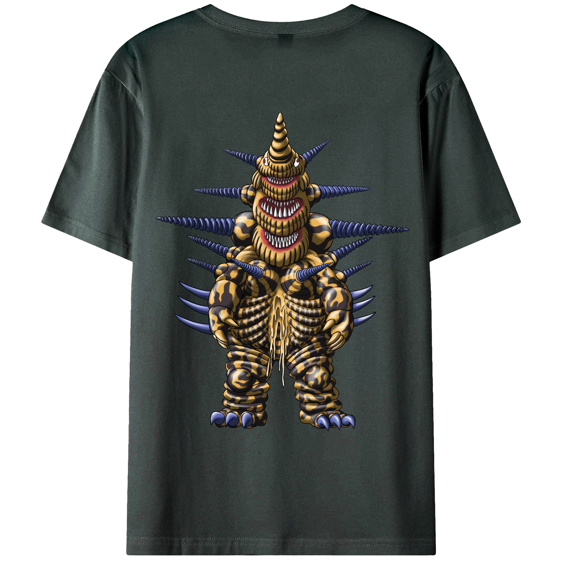 （画像用） ウルトラマン Ultraman 綿100％ メンズ半袖Tシャツ（バックプリント） 通気性
